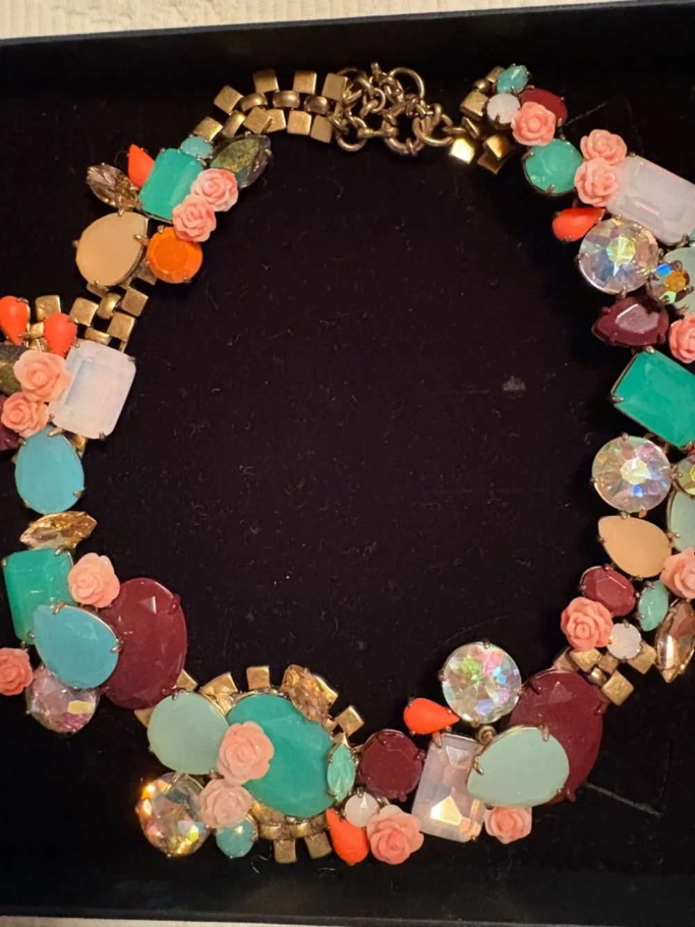 J. Crew Women Necklace With colorful Stones